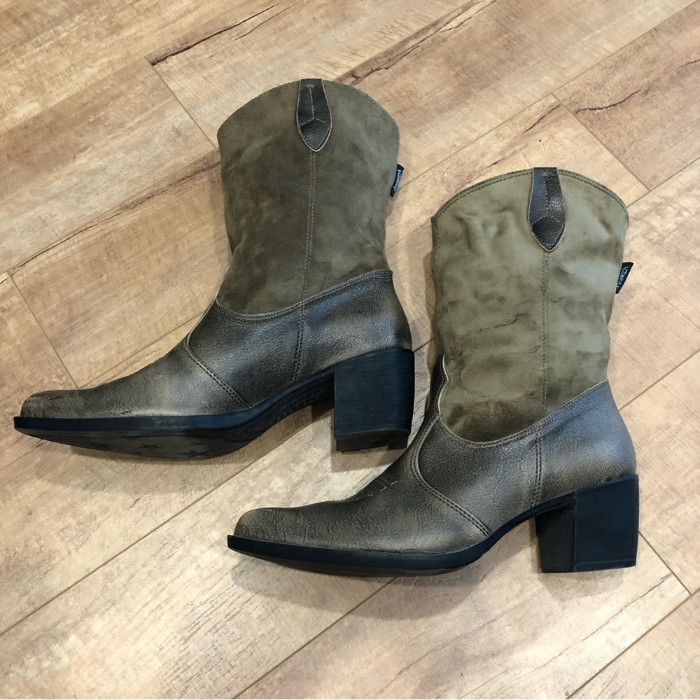 Western slouch Boots - leather